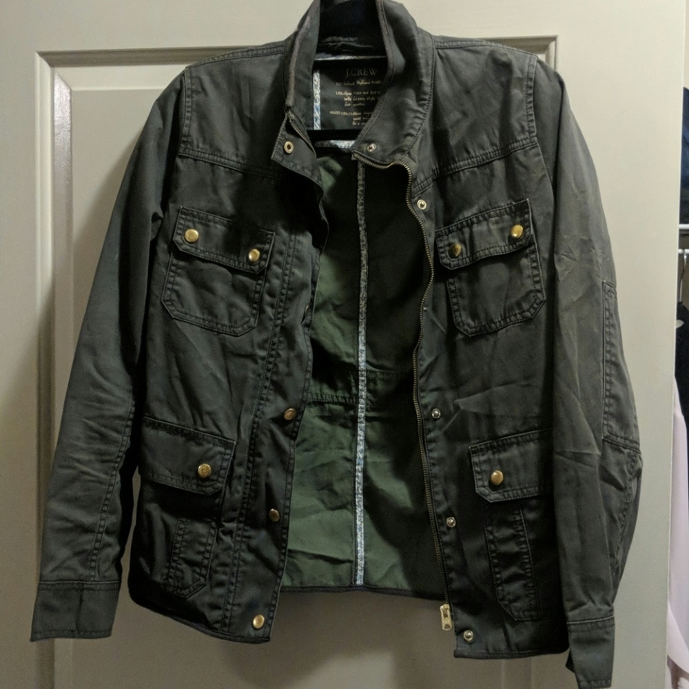Green Military Style Jacket